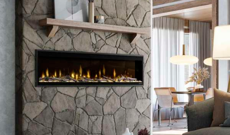 EVOLVE 74 BUILT IN LINEAR ELECTRIC FIREPLACE