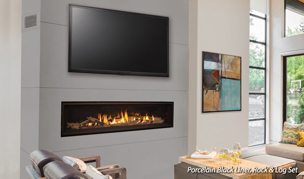 C60 LARGE LINEAR GAS FIREPLACE