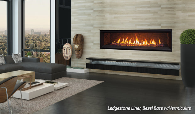 C60 LARGE LINEAR GAS FIREPLACE