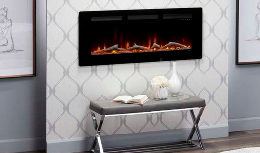 SIERRA 48 WALL-MOUNTED/BUILT IN LINEAR ELECTRIC FIREPLACE