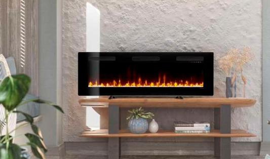 SIERRA 60 WALL-MOUNTED/BUILT IN LINEAR ELECTRIC FIREPLACE