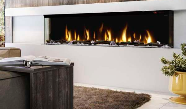 BOLD 74 BUILT IN LINEAR ELECTRIC FIREPLACE